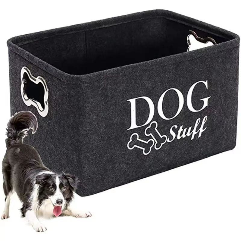 Dog Toy Basket – Durable Storage Bin for Pet Toys & Accessories