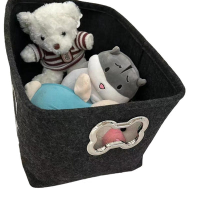 Dog Toy Basket – Durable Storage Bin for Pet Toys & Accessories