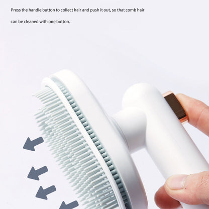 Self-Cleaning Pet Hair Brush – For Dogs & Cats