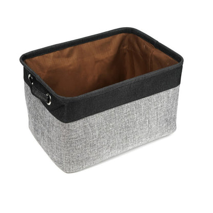 Pet Storage Basket – Foldable Linen Toy Organizer