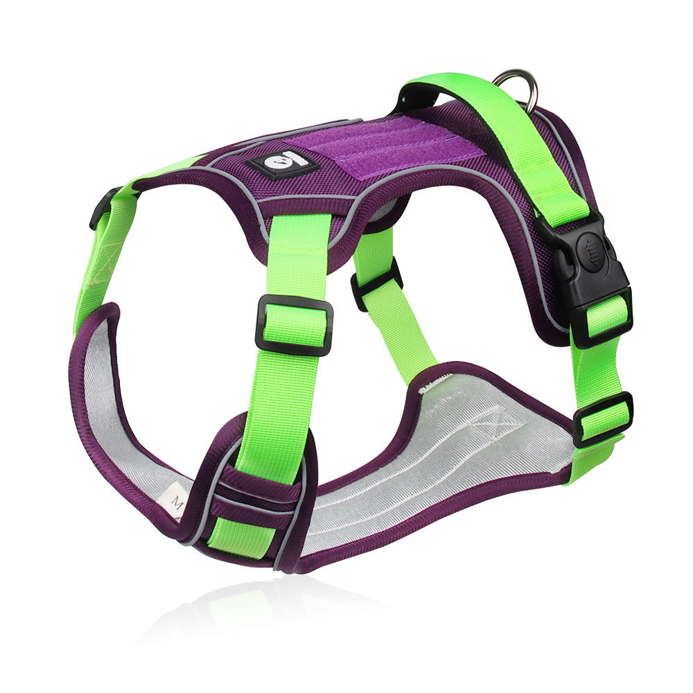 Adjustable No-Pull Dog Harness – Reflective & Comfortable Vest