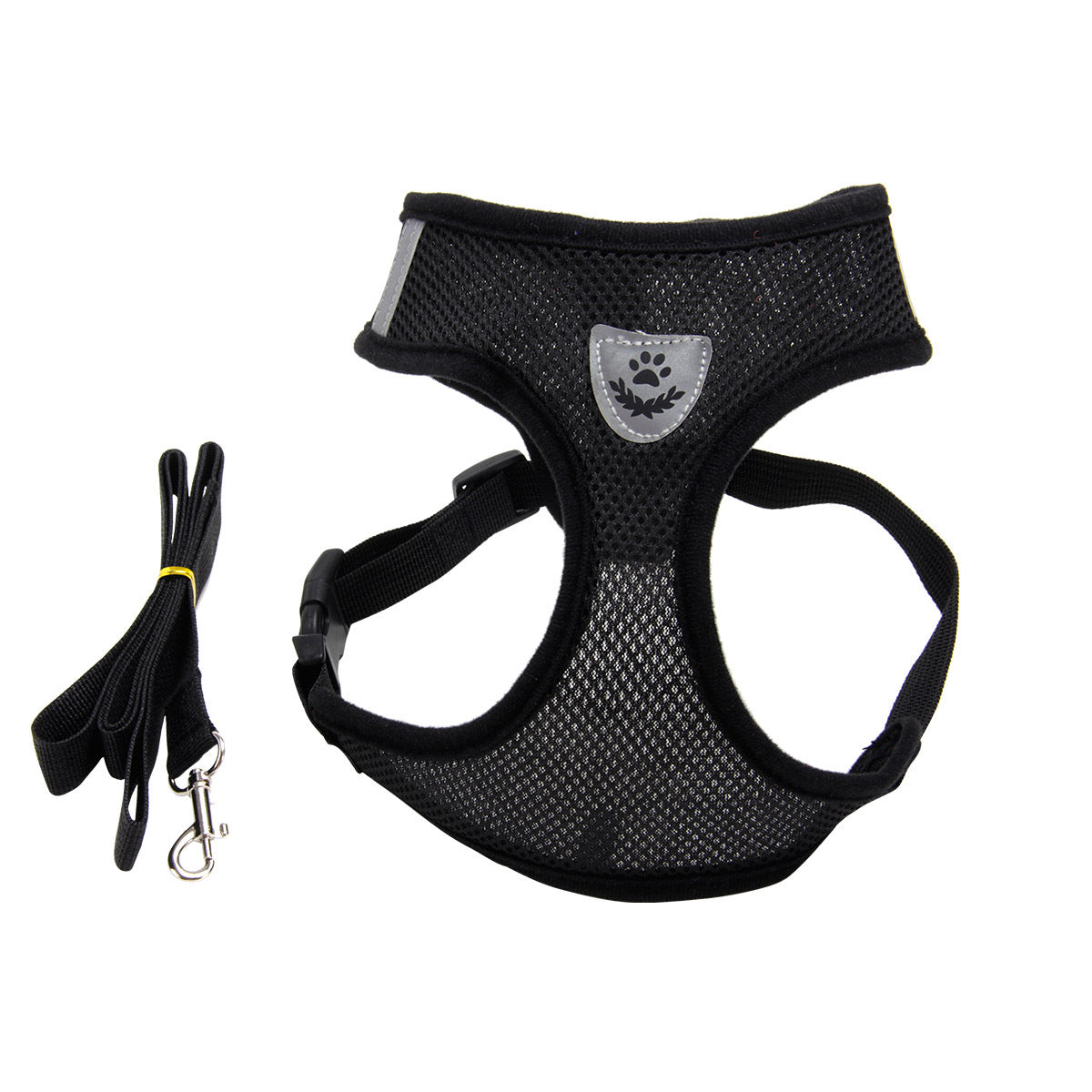 No-Pull Dog Harness + Matching Leash Set for Small & Medium Small Breeds & Cats