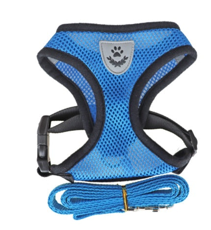 No-Pull Mesh Dog Harness + Leash Set