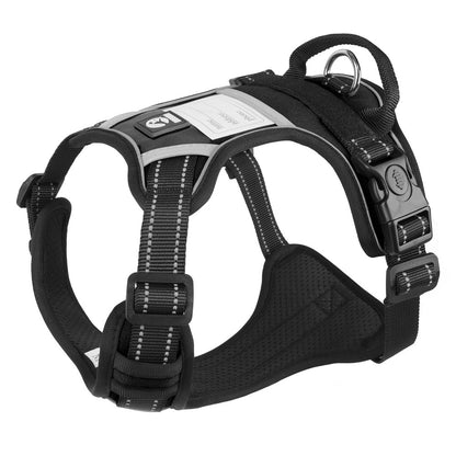 Adjustable No-Pull Dog Harness – Reflective & Comfortable Vest
