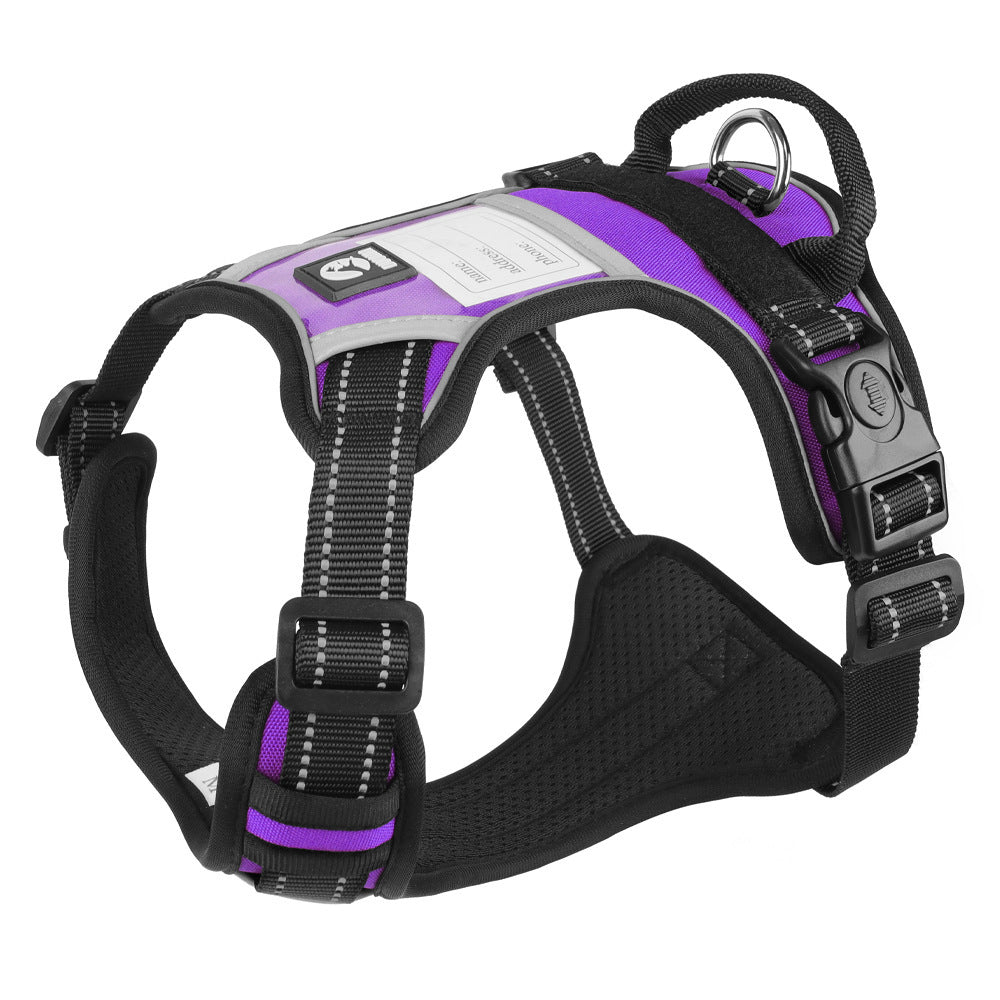 Adjustable No-Pull Dog Harness – Reflective & Comfortable Vest