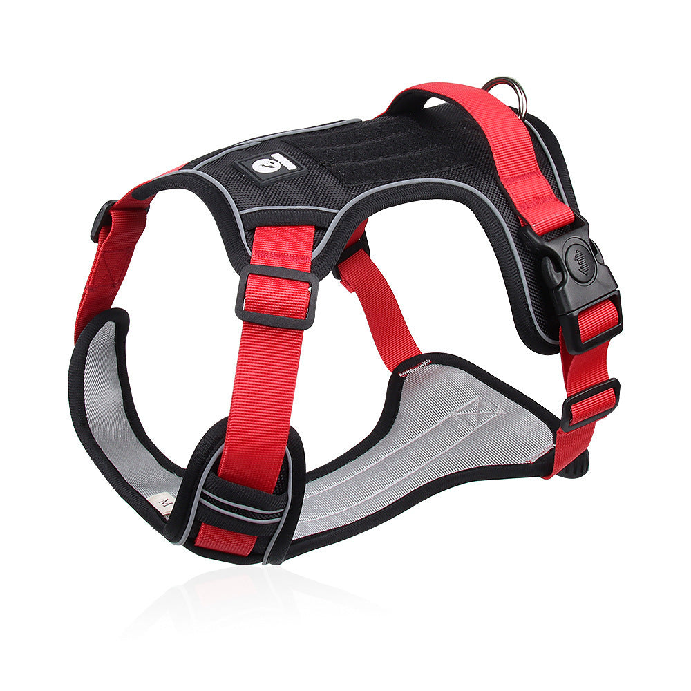 Adjustable No-Pull Dog Harness – Reflective & Comfortable Vest