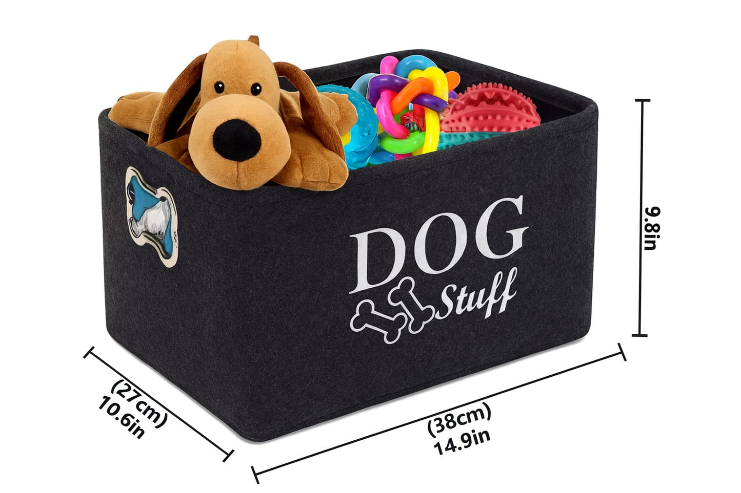 Dog Toy Basket – Durable Storage Bin for Pet Toys & Accessories