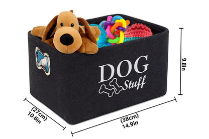 Dog Toy Basket – Durable Storage Bin for Pet Toys & Accessories