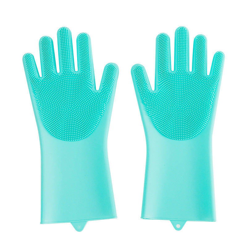 2-in-1 Silicone Pet Grooming & Bath Gloves – Deep Cleaning & Massage for Dogs and Cats