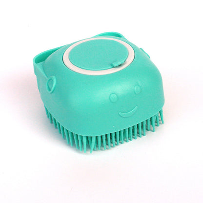 Silicone Bath Brush – Shampoo Dispenser for Dogs & Cats