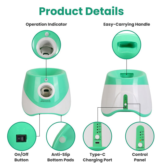 Automatic Dog Ball Launcher – Interactive Tennis Thrower for Small & Medium Dogs