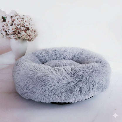 Calming Donut Bed – Ultra Plush Anti-Anxiety Pet Bed (40–120cm)