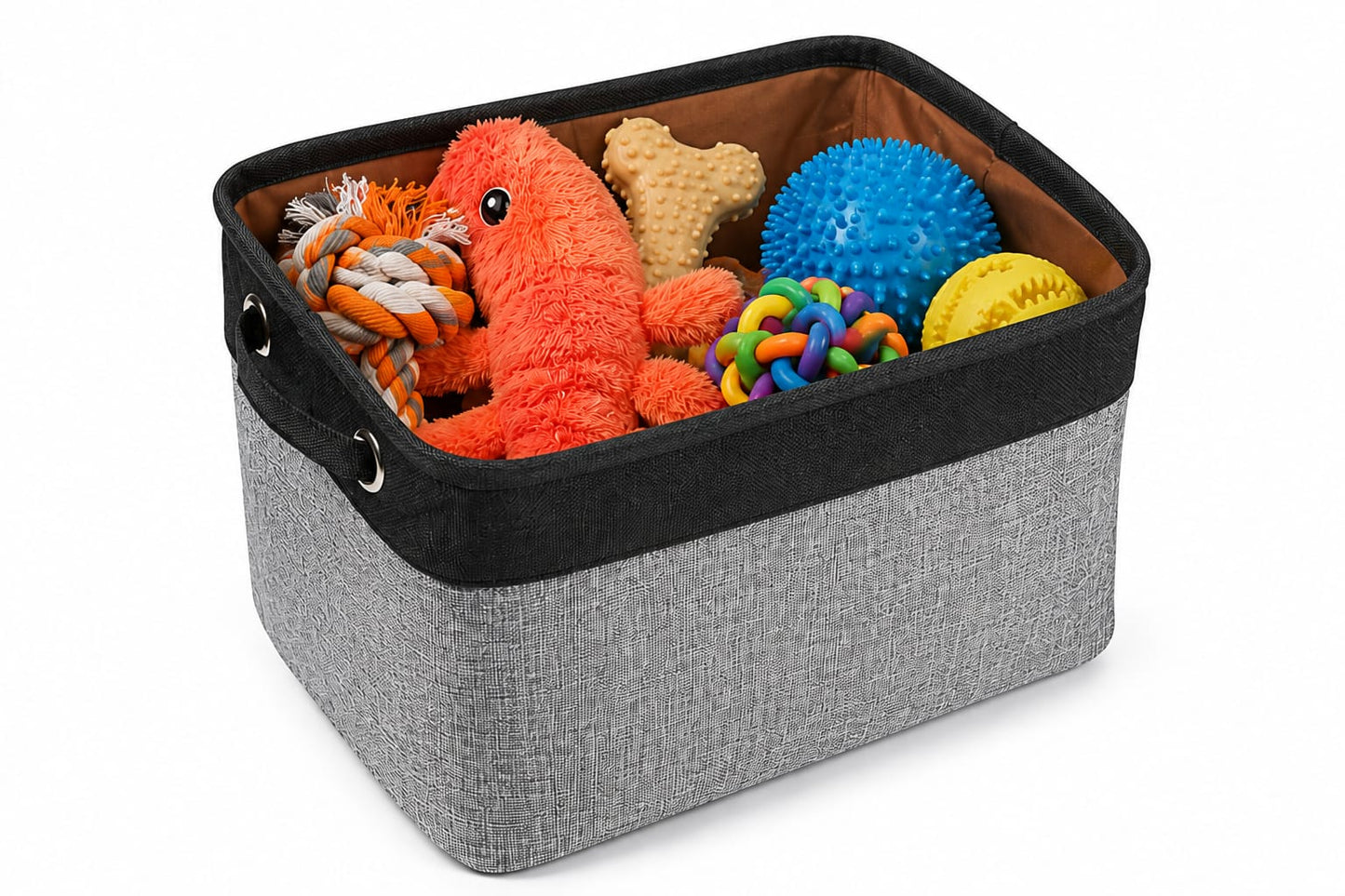 Stylish Dog Toy Storage Basket