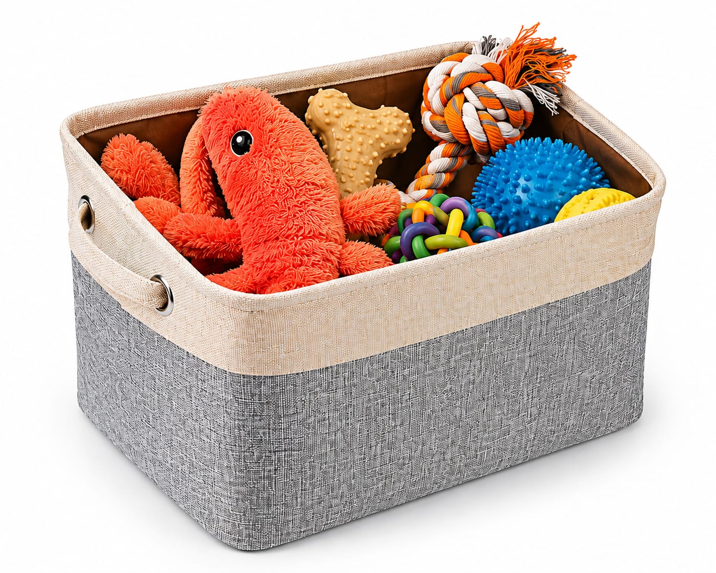 Stylish Dog Toy Storage Basket