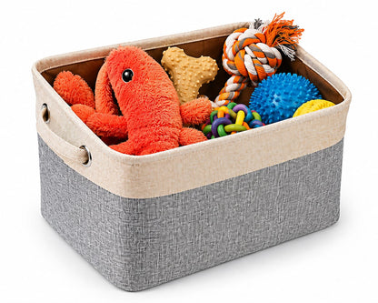 Stylish Dog Toy Storage Basket