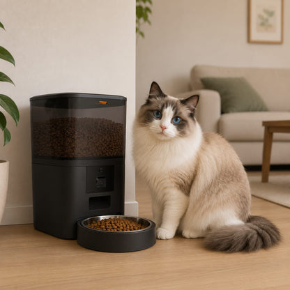 Smart Pet Feeder with HD Camera & App Control
