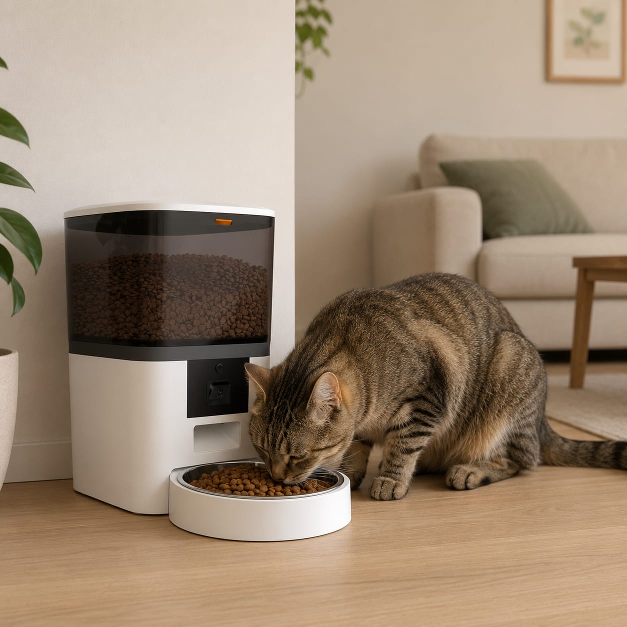 Smart Pet Feeder with HD Camera & App Control