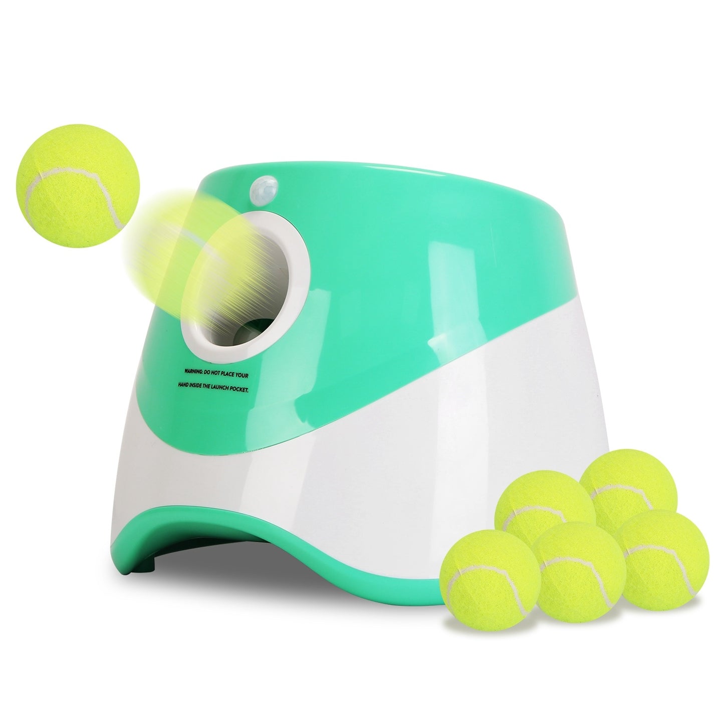 Automatic Dog Ball Launcher – Interactive Tennis Thrower for Small & Medium Dogs