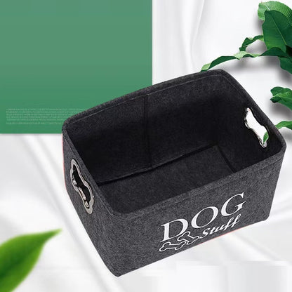 Dog Toy Basket – Durable Storage Bin for Pet Toys & Accessories