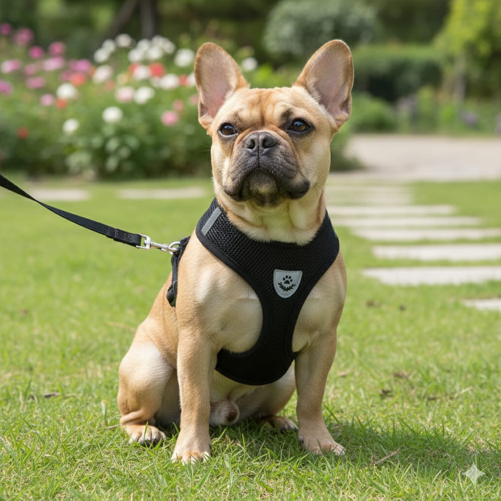 No-Pull Dog Harness + Matching Leash Set for Small & Medium Small Breeds & Cats